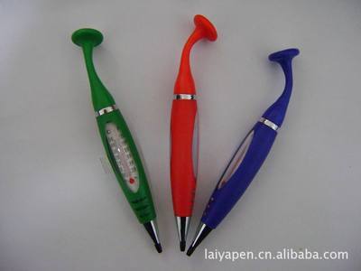 【供應帶溫度計磁鐵筆,多功能工具筆】價格,廠家,圖片,圓珠筆、原子筆,桐廬萊雅文教用品-